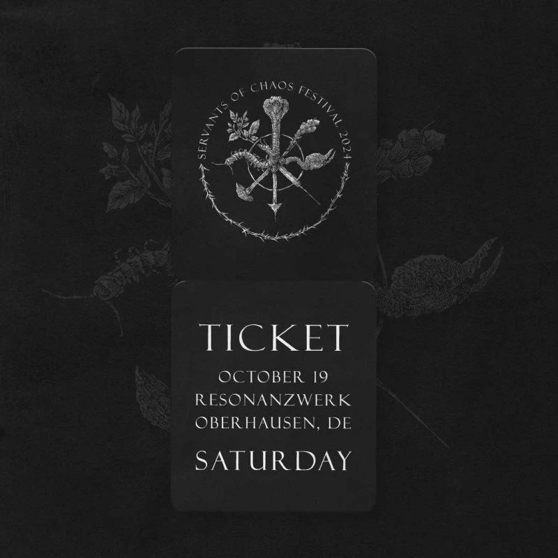 Servants Of Chaos 2024 - Saturday Only Ticket