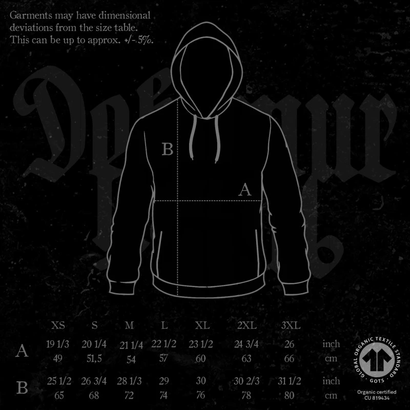 DØDHEIMSGARD - 'Costin's Fortuna' Hooded Sweatshirt