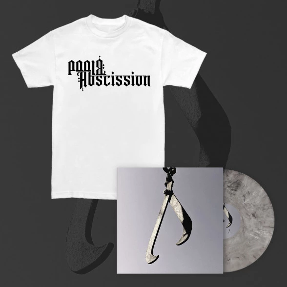 BLOOD ABSCISSION - 'Logo' White T-Shirt + 'I' LP