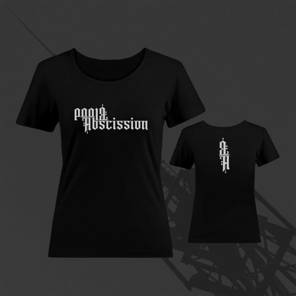 BLOOD ABSCISSION - 'Logo' Women White T-Shirt